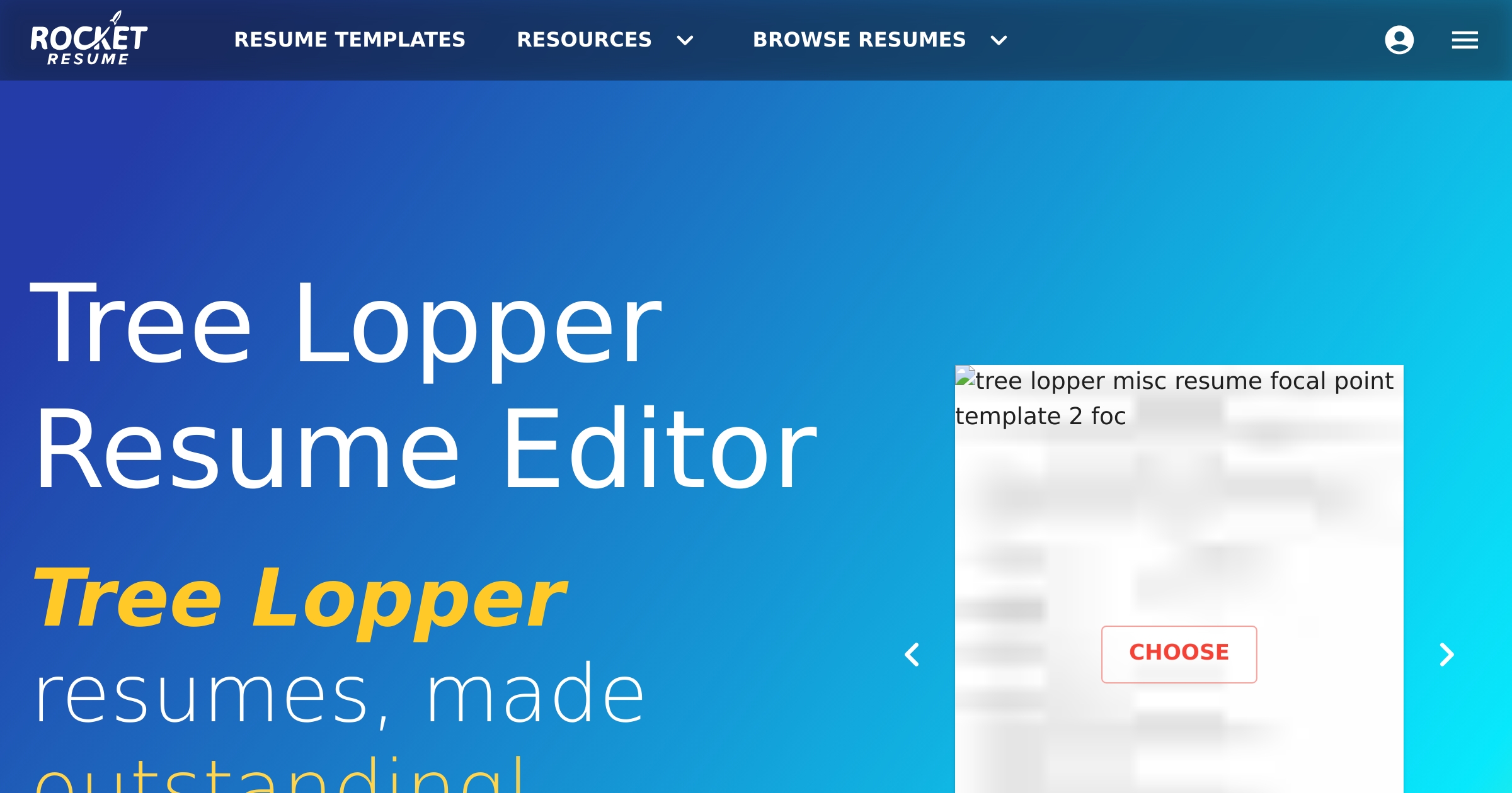 Resume Tree Tree Lopper Resume Editor | Rocket Resume