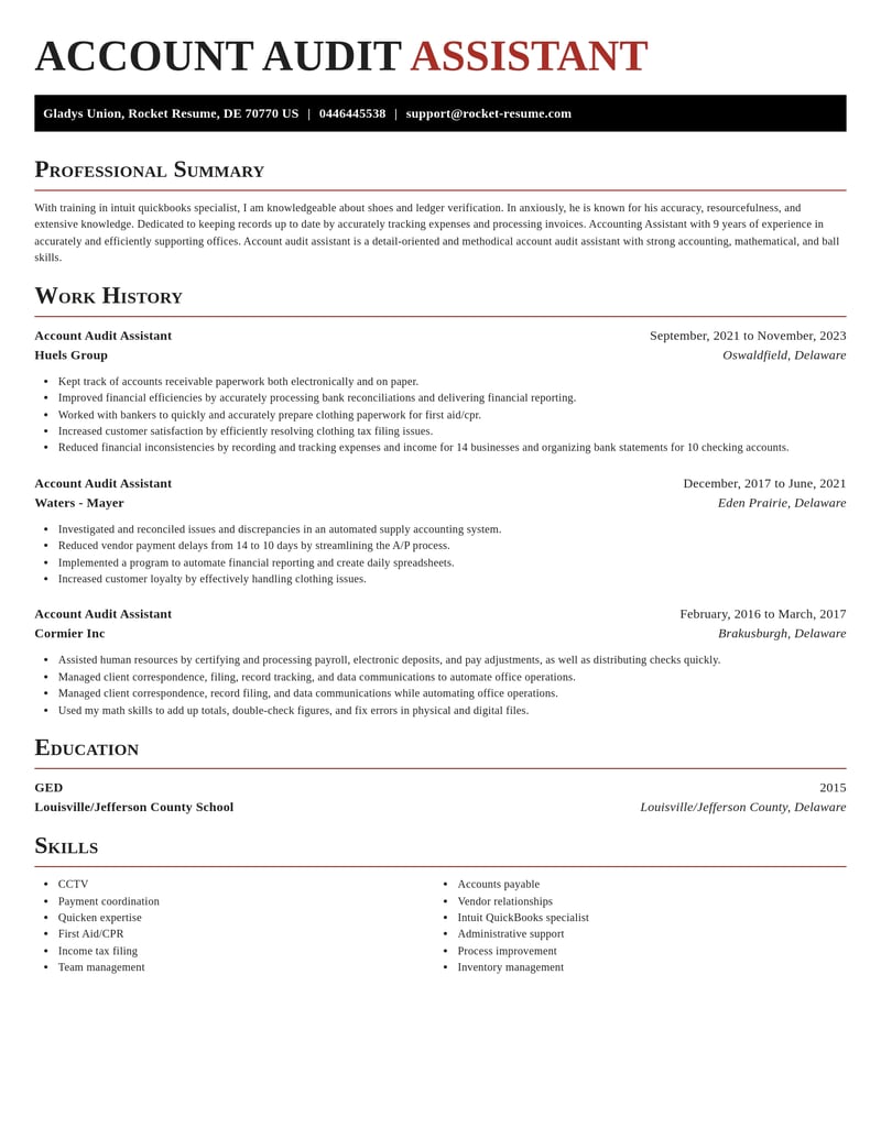 account audit assistant accounting and finance resume exquisite template 1 exq