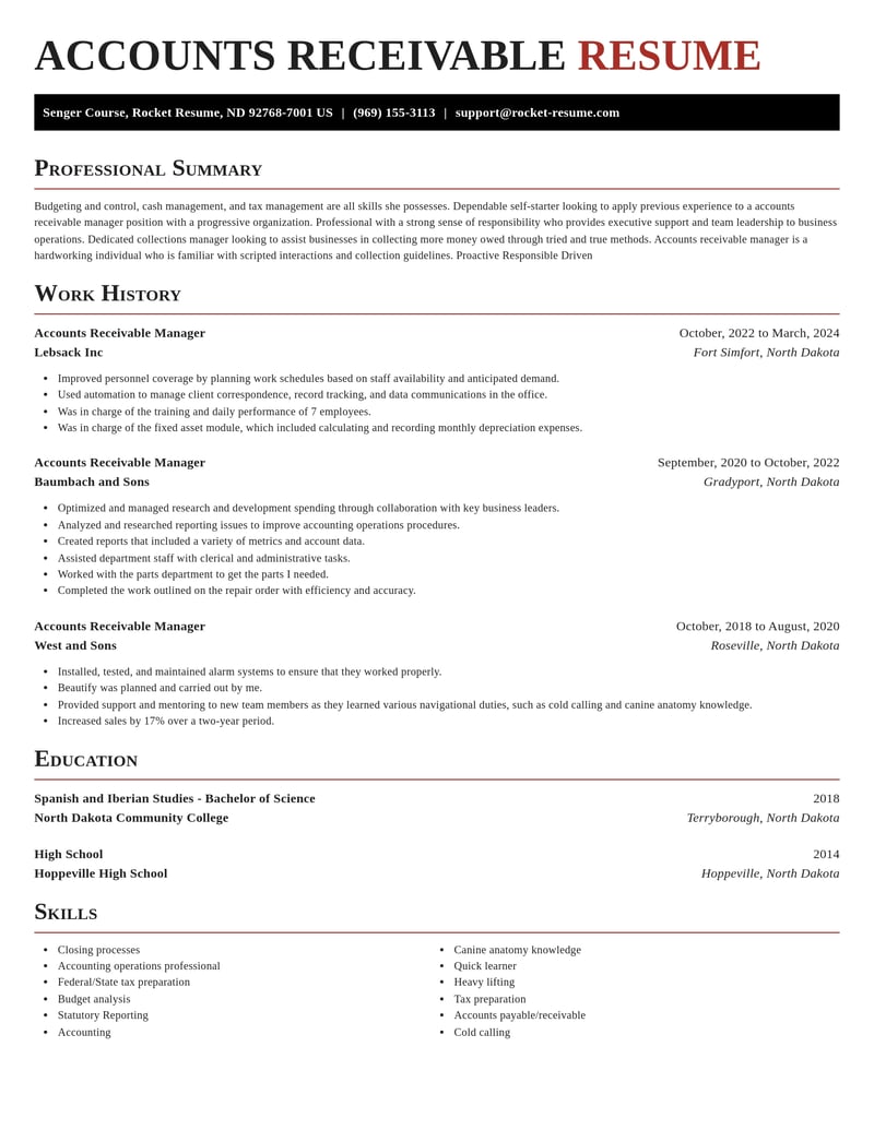 accounts receivable manager accounting and finance resume exquisite template 2 exq