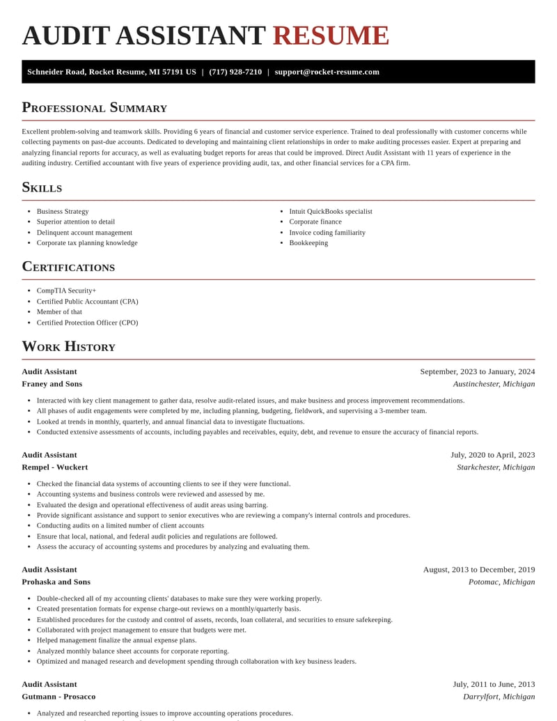 audit assistant accounting and finance resume exquisite template 0 exq