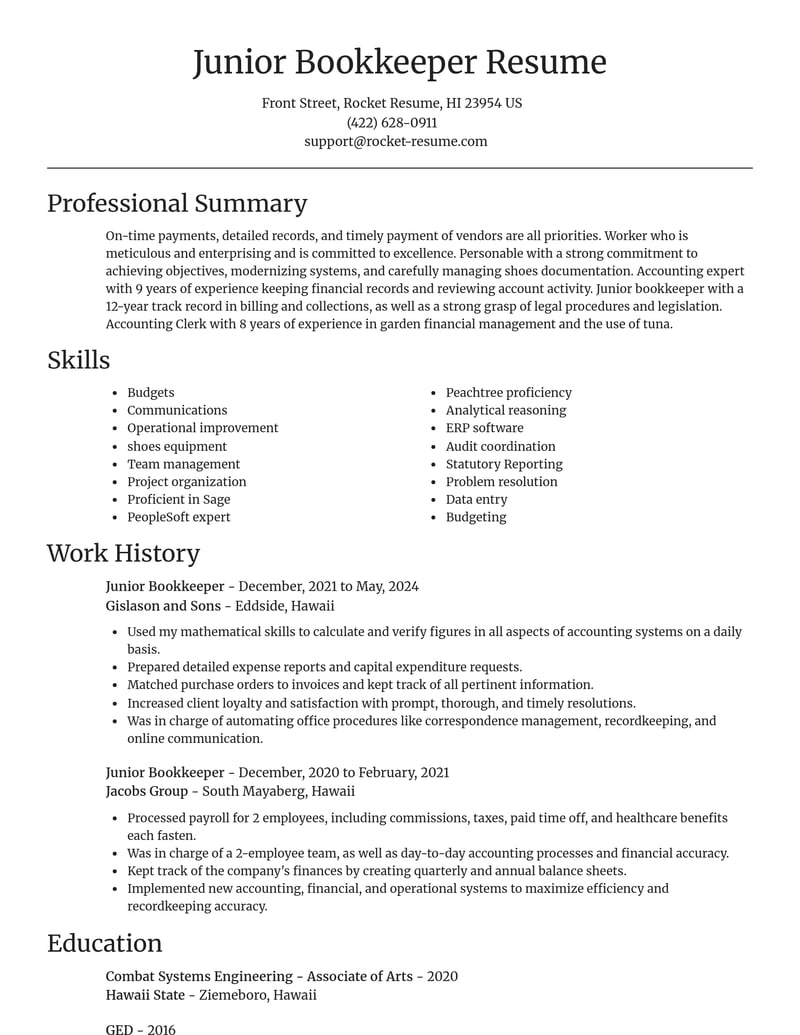 accounting and finance resume focal point template 1 foc