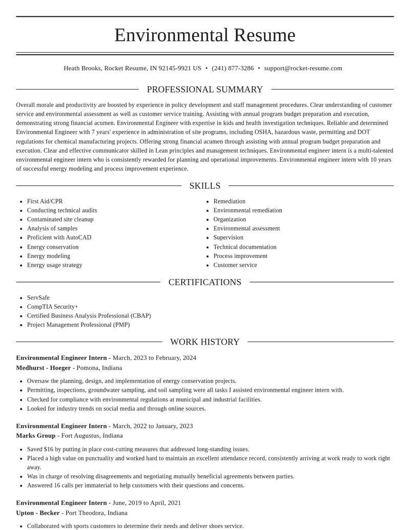 environmental engineer intern agriculture and ranching resume elegant template 0 ele