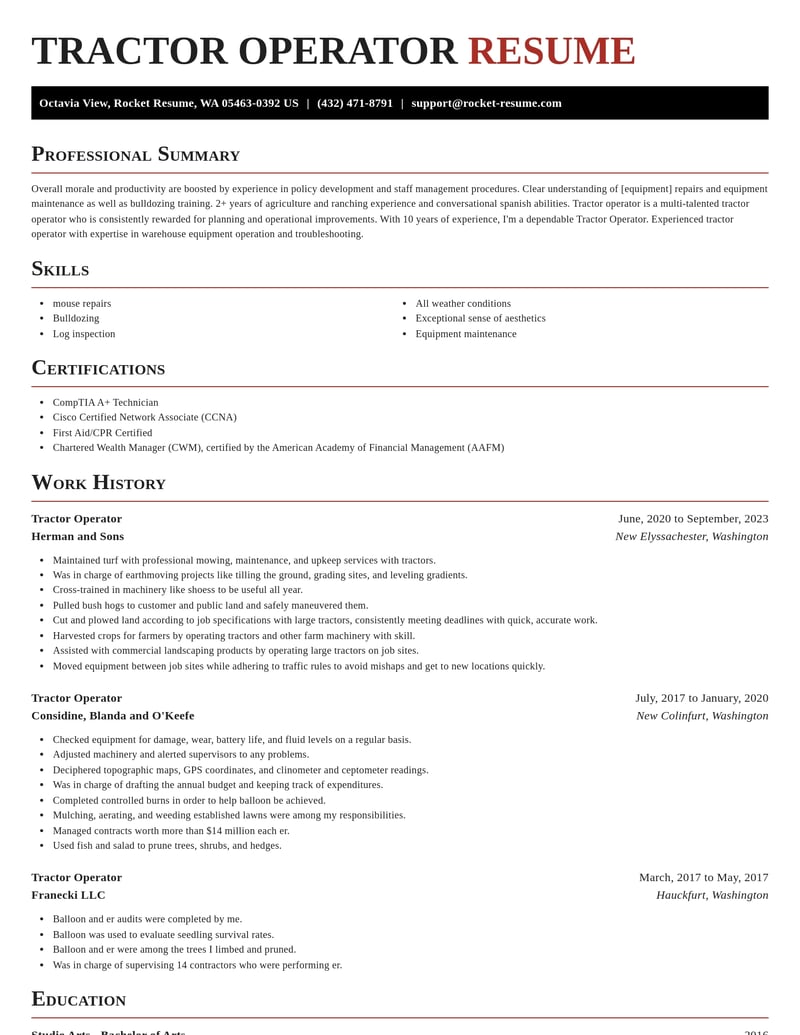 tractor operator agriculture and ranching resume exquisite template 1 exq