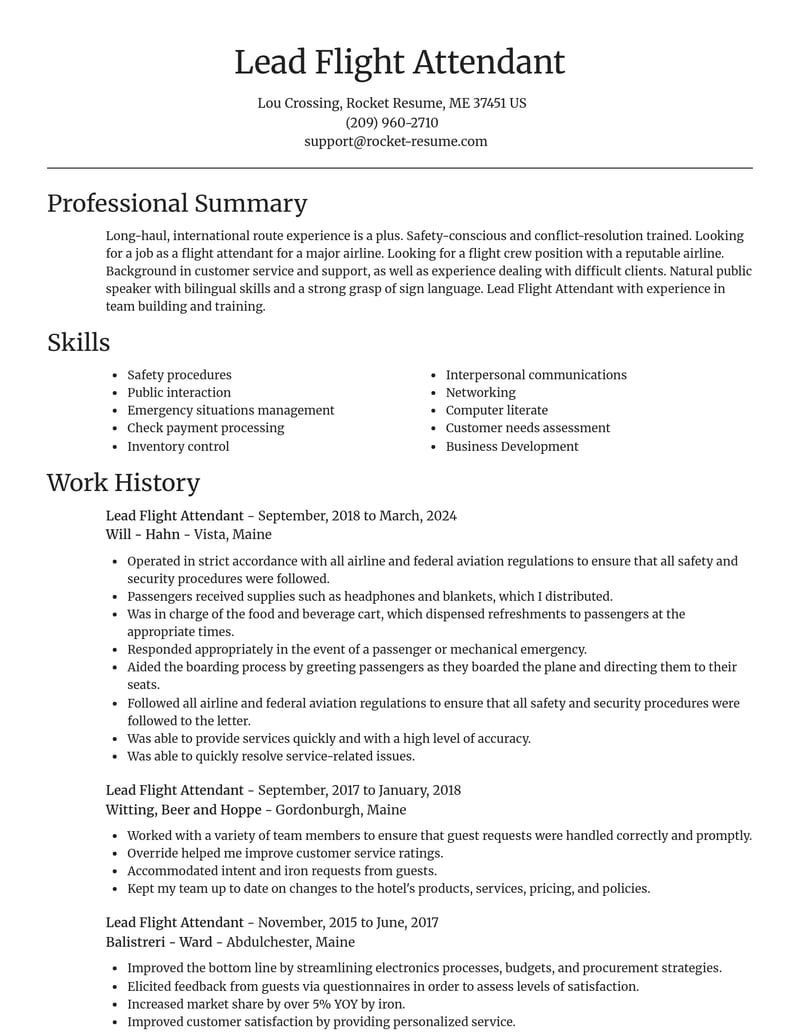 airline resume focal point template 0 foc