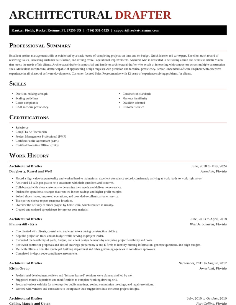 architectural drafter architecture resume exquisite template 1 exq