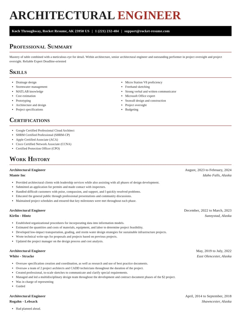 architectural engineer architecture resume exquisite template 1 exq