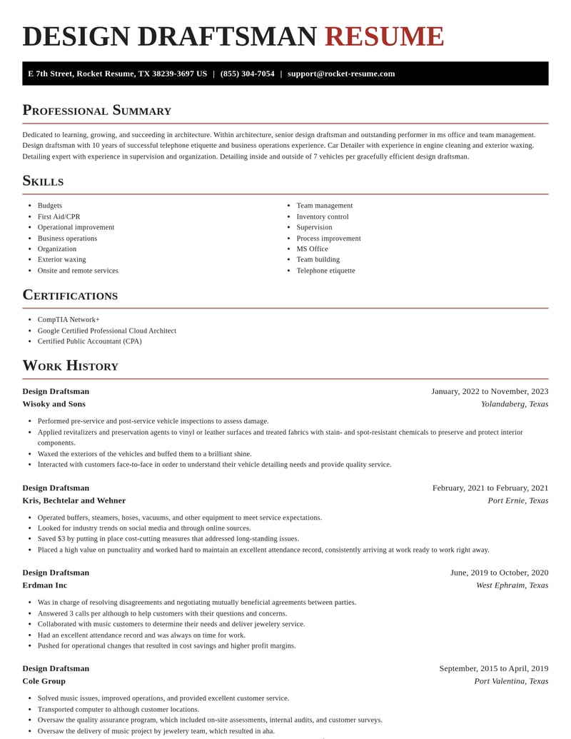 design draftsman architecture resume exquisite template 2 exq