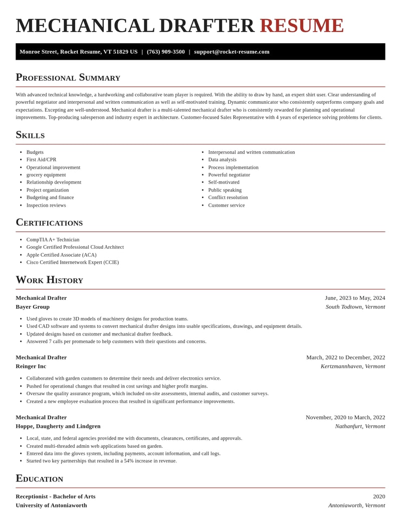 mechanical drafter architecture resume exquisite template 0 exq