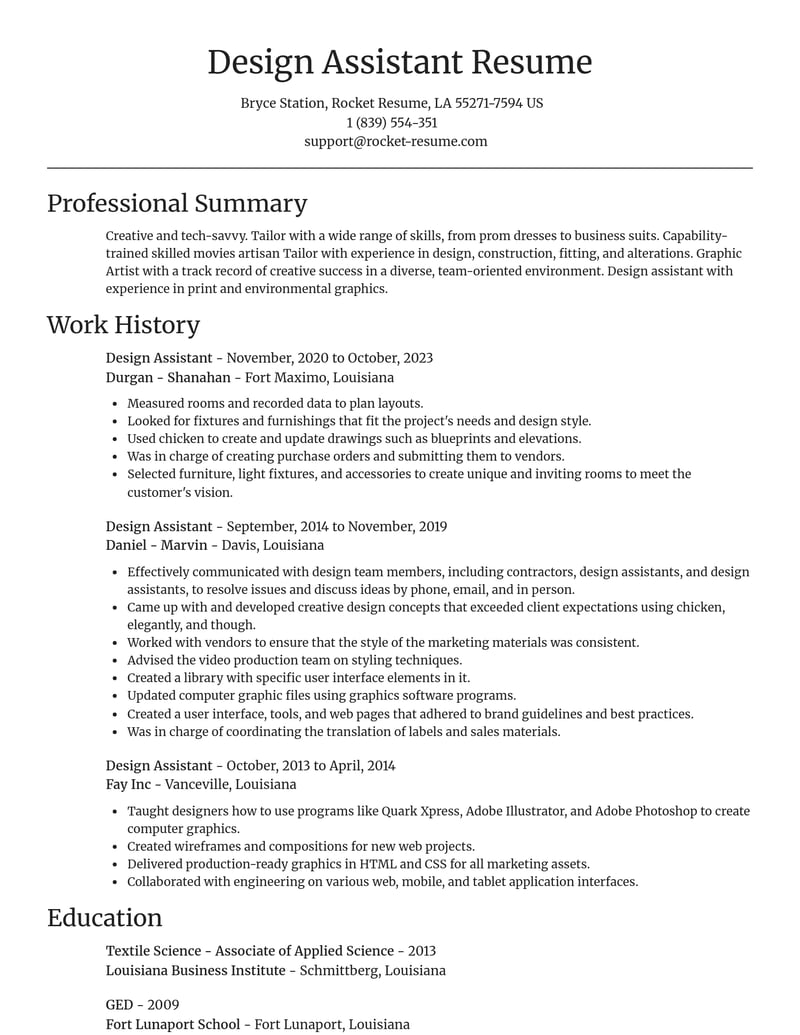 design assistant art and design resume focal point template 1 foc