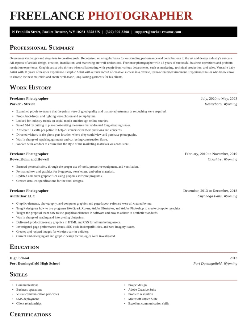 freelance photographer art and design resume exquisite template 0 exq