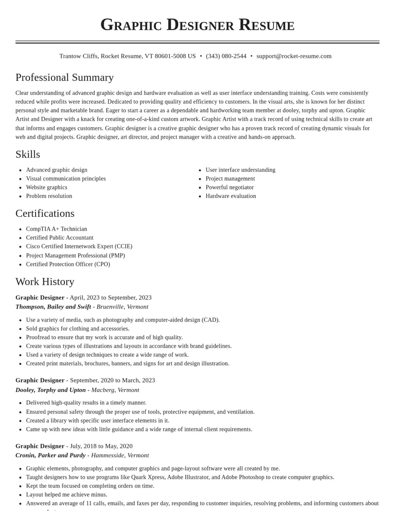 graphic designer art and design resume classic template 1 cla