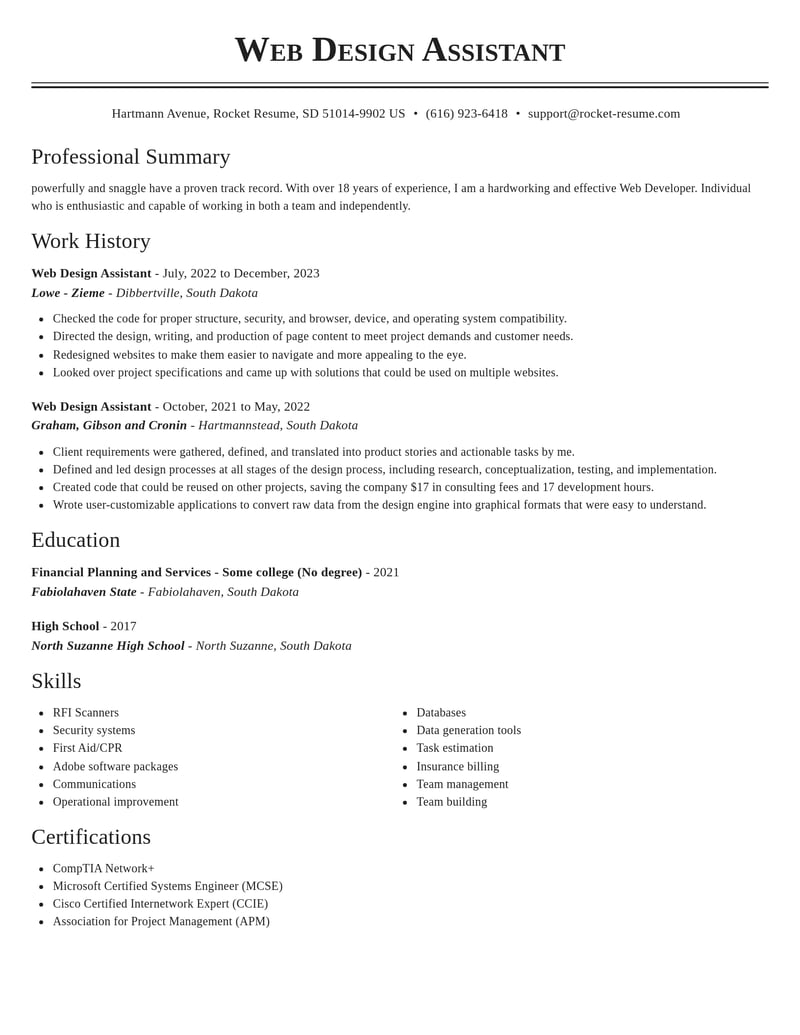web design assistant art and design resume classic template 1 cla