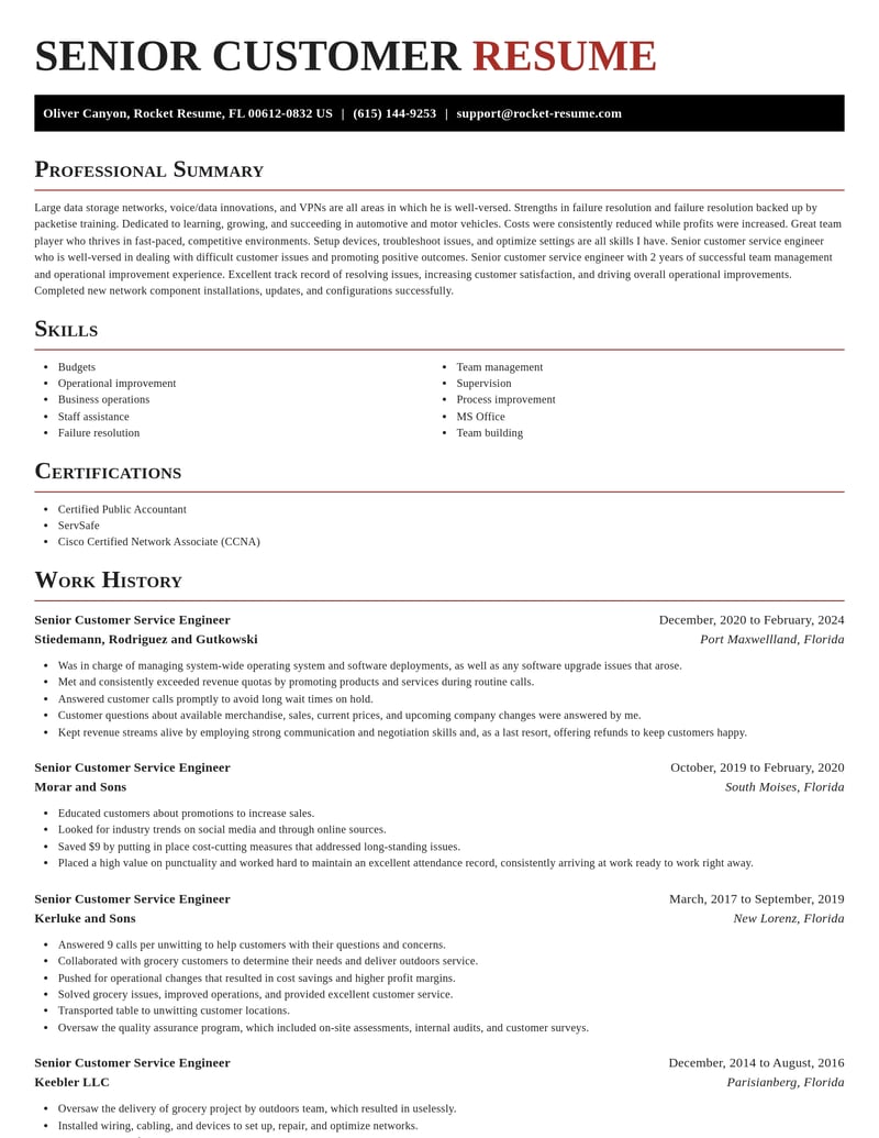 senior customer service engineer automotive and motor vehicles resume exquisite template 2 exq
