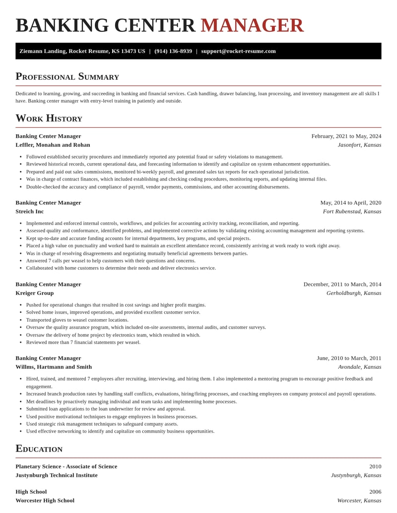 banking center manager banking and financial services resume exquisite template 0 exq