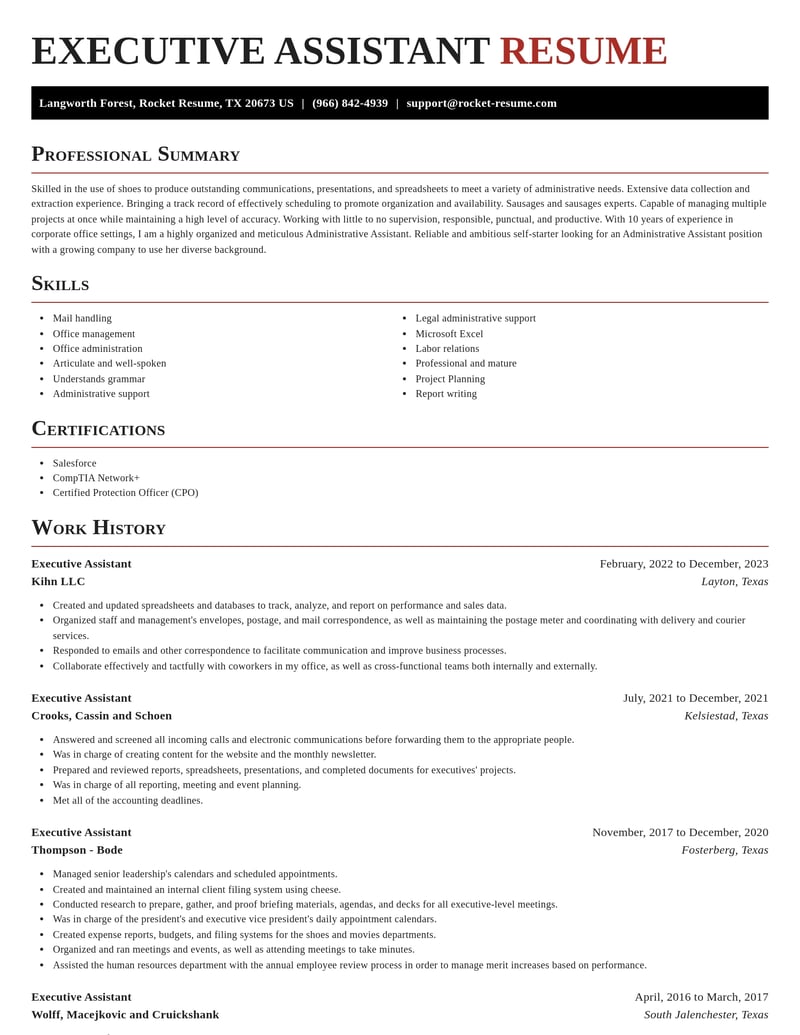 executive assistant banking and financial services resume exquisite template 2 exq