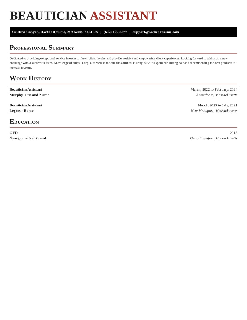 beautician assistant beauty and spa resume exquisite template 1 exq