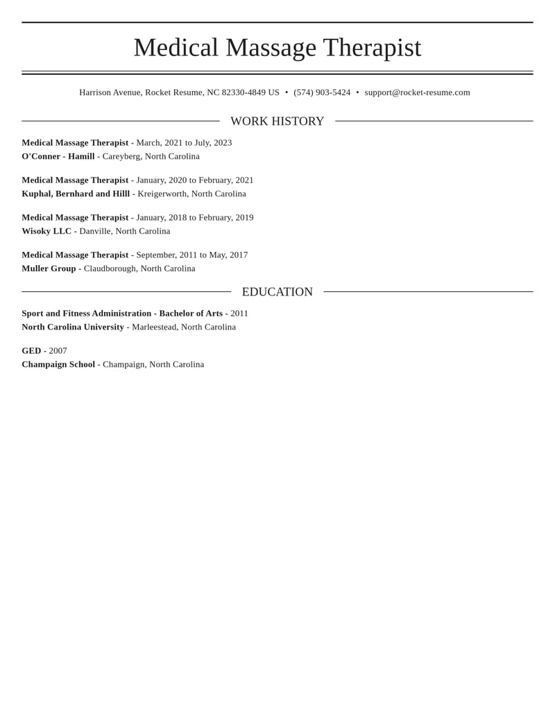 medical massage therapist beauty and spa resume elegant template 2 ele