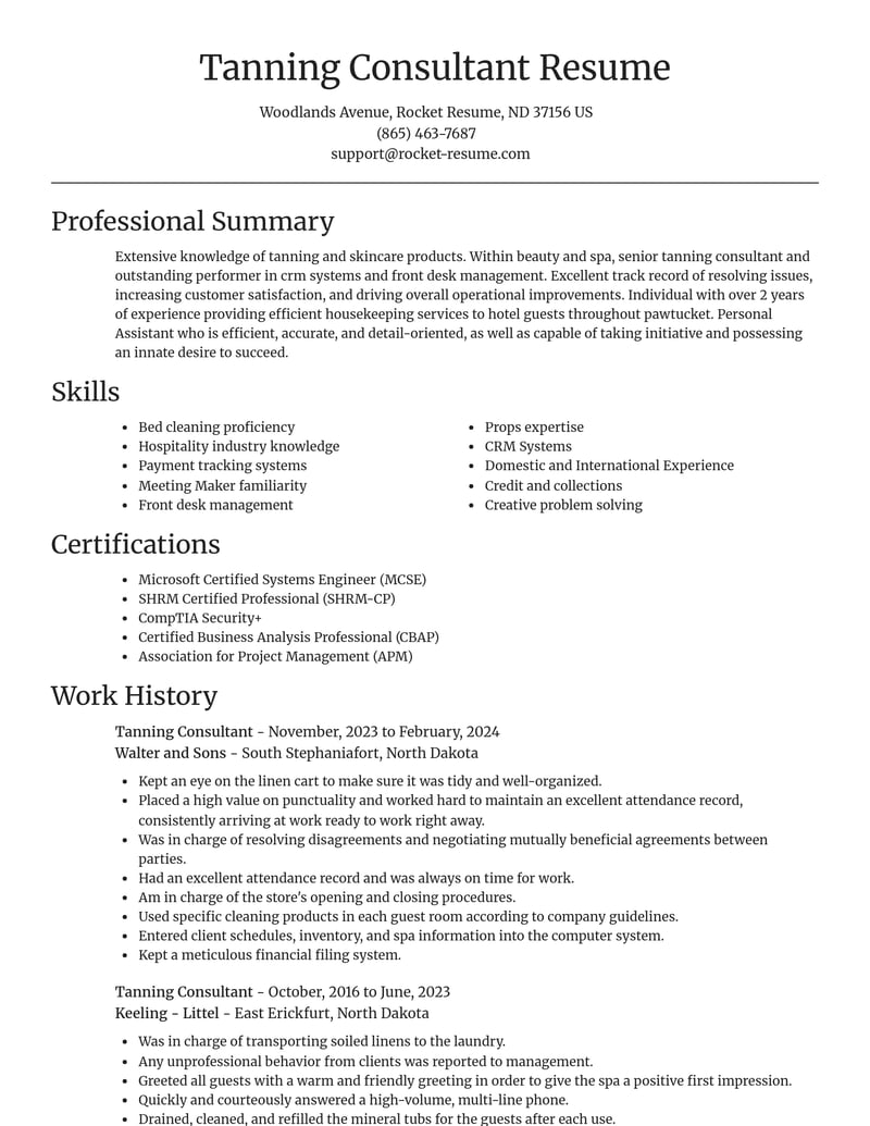 tanning consultant beauty and spa resume focal point template 0 foc