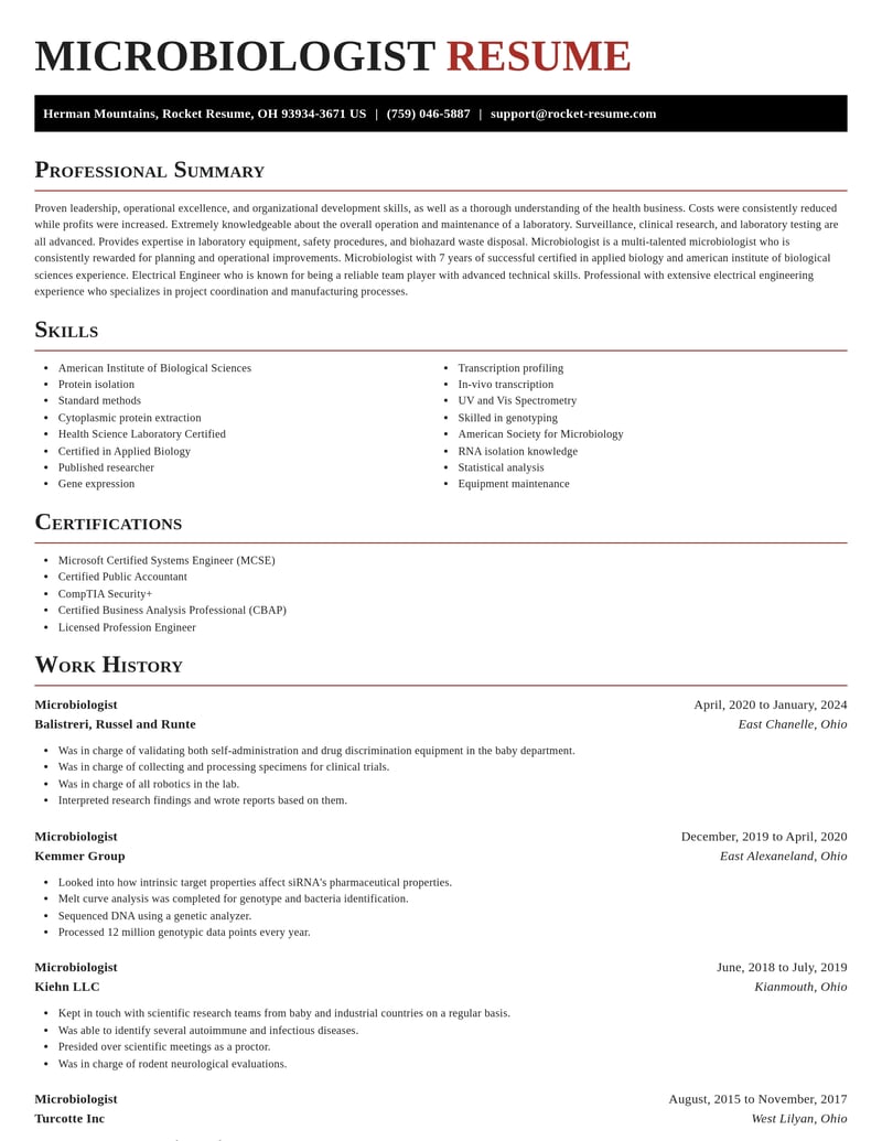 microbiologist biotechnology resume exquisite template 2 exq