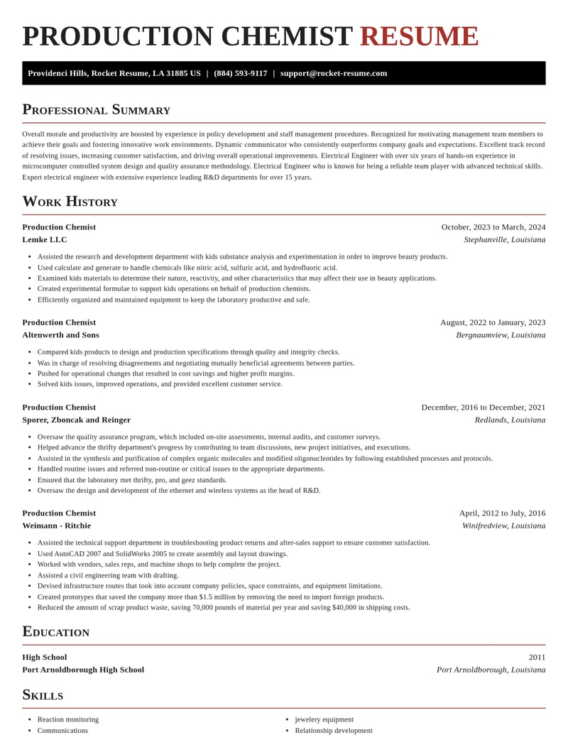 production chemist biotechnology resume exquisite template 0 exq