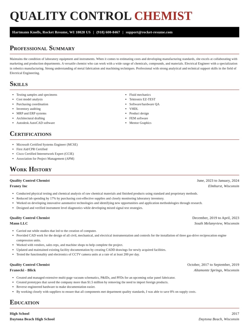 quality control chemist biotechnology resume exquisite template 0 exq