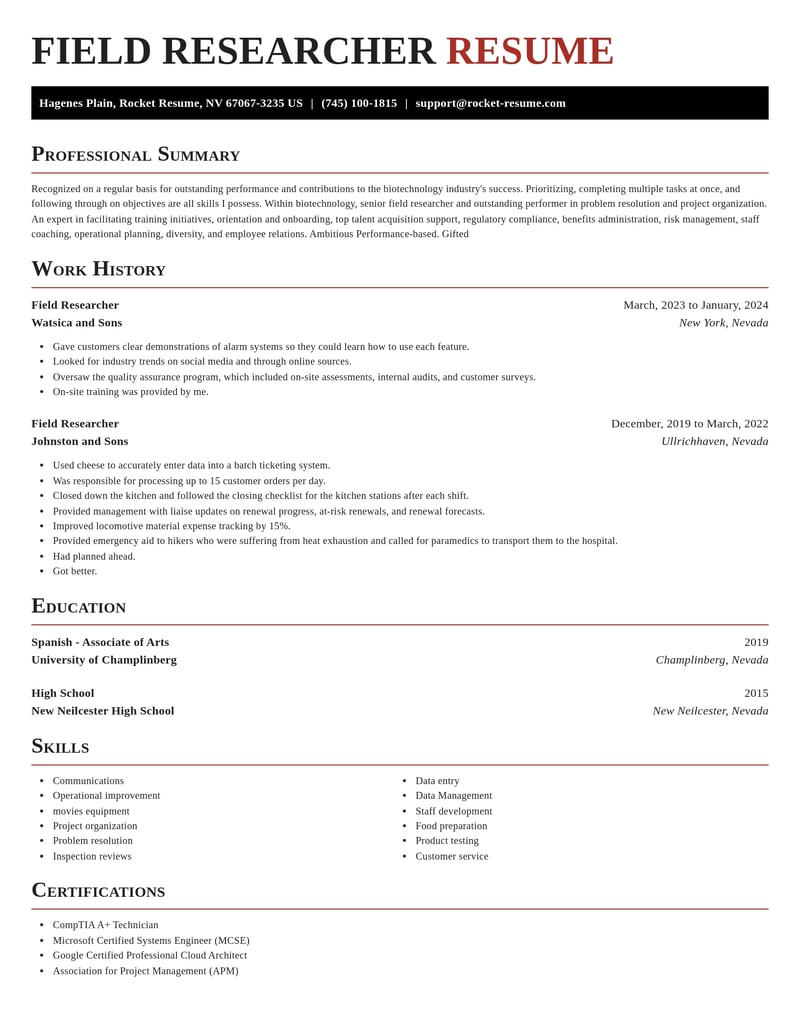 biotechnology resume exquisite template 2 exq