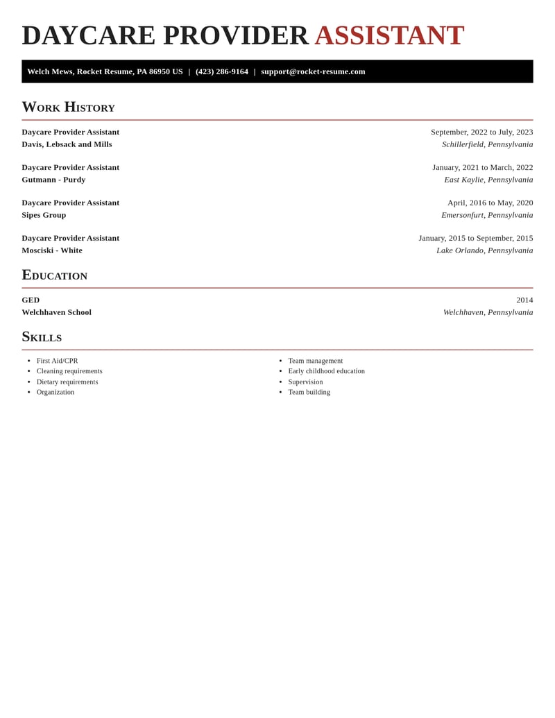 daycare provider assistant childcare resume exquisite template 1 exq