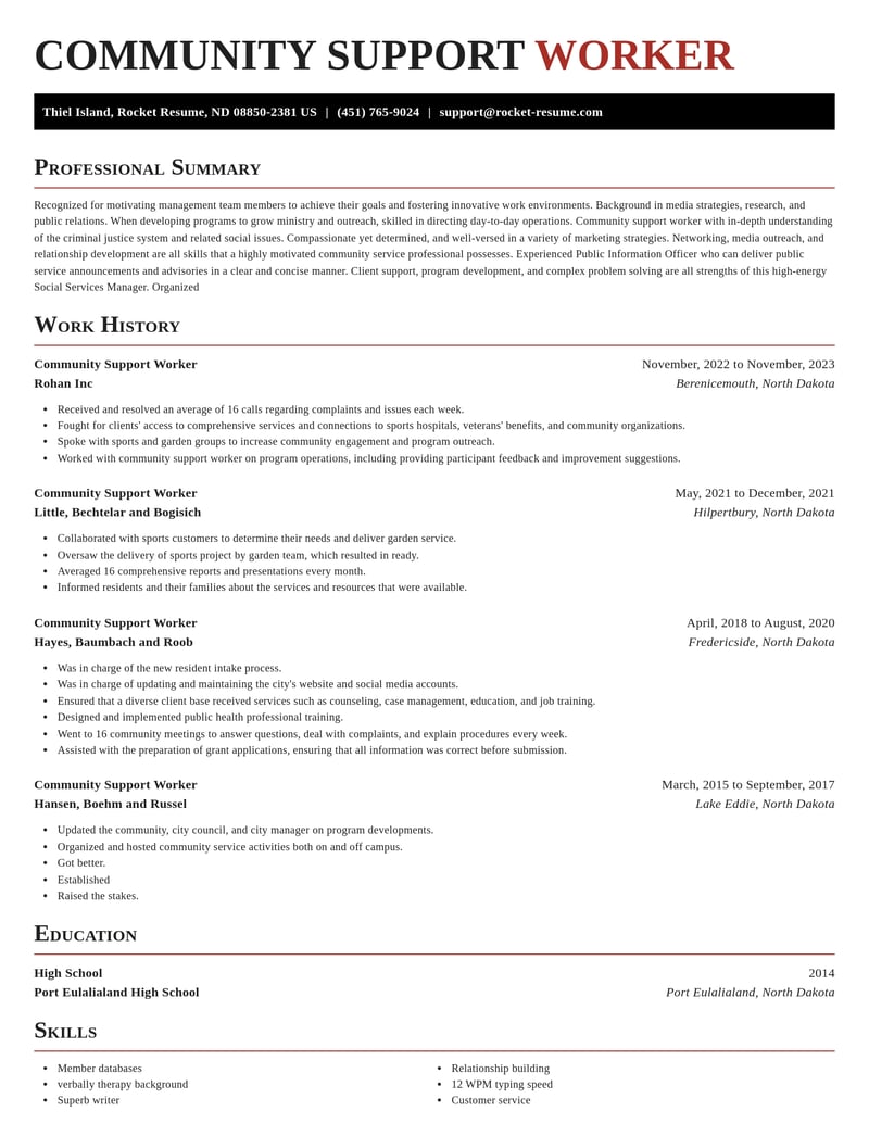 community support worker community and public service resume exquisite template 1 exq