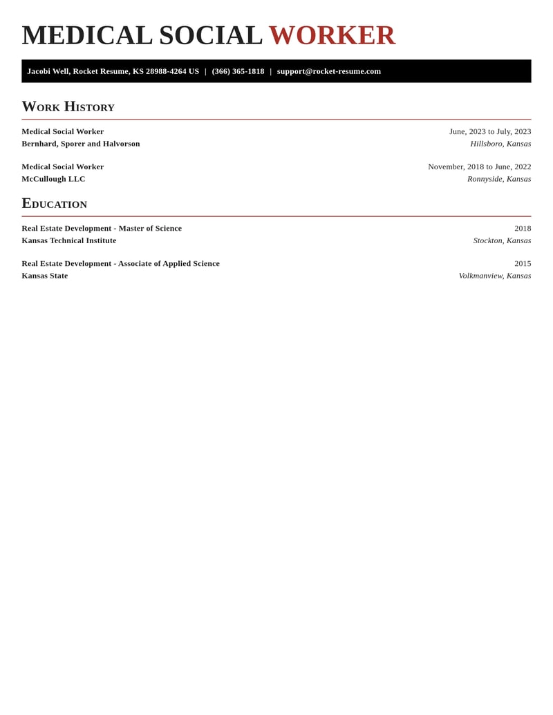 medical social worker community and public service resume exquisite template 0 exq