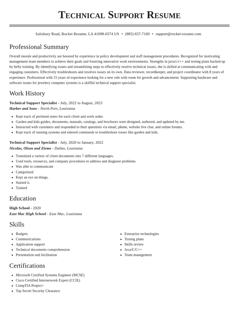 computers hardware resume classic template 0 cla