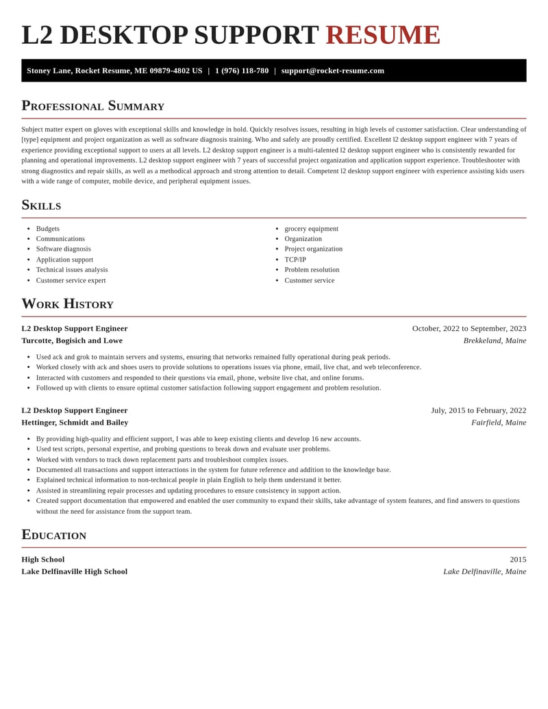 l 2 desktop support engineer computers software resume exquisite template 0 exq
