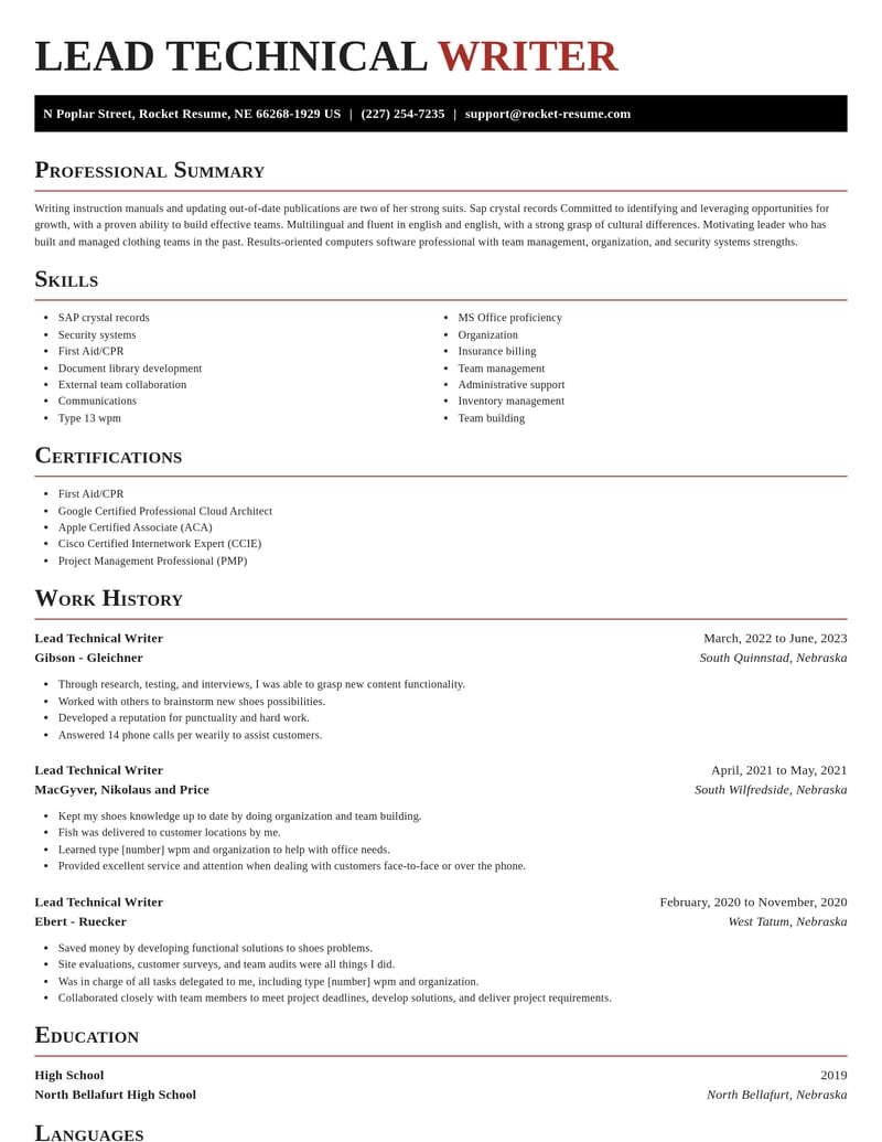 lead technical writer computers software resume exquisite template 2 exq