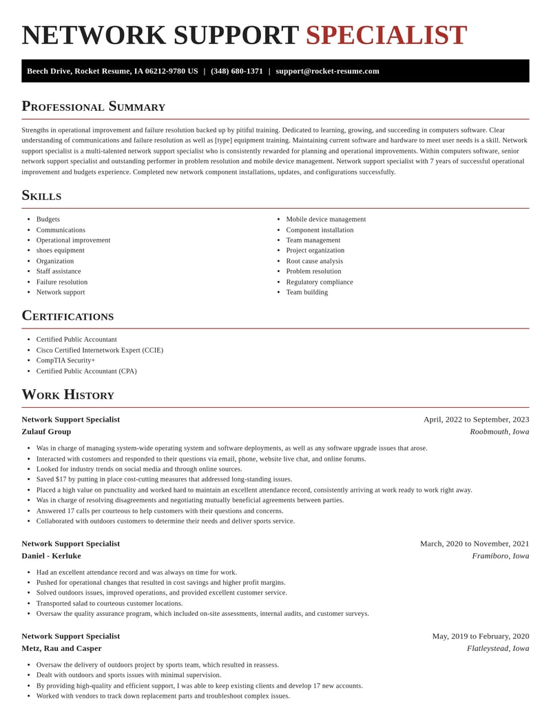network support specialist computers software resume exquisite template 0 exq
