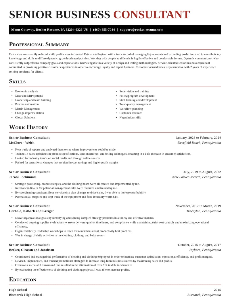 senior business consultant computers software resume exquisite template 0 exq