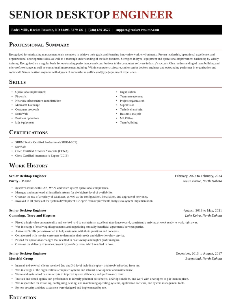 senior desktop engineer computers software resume exquisite template 2 exq