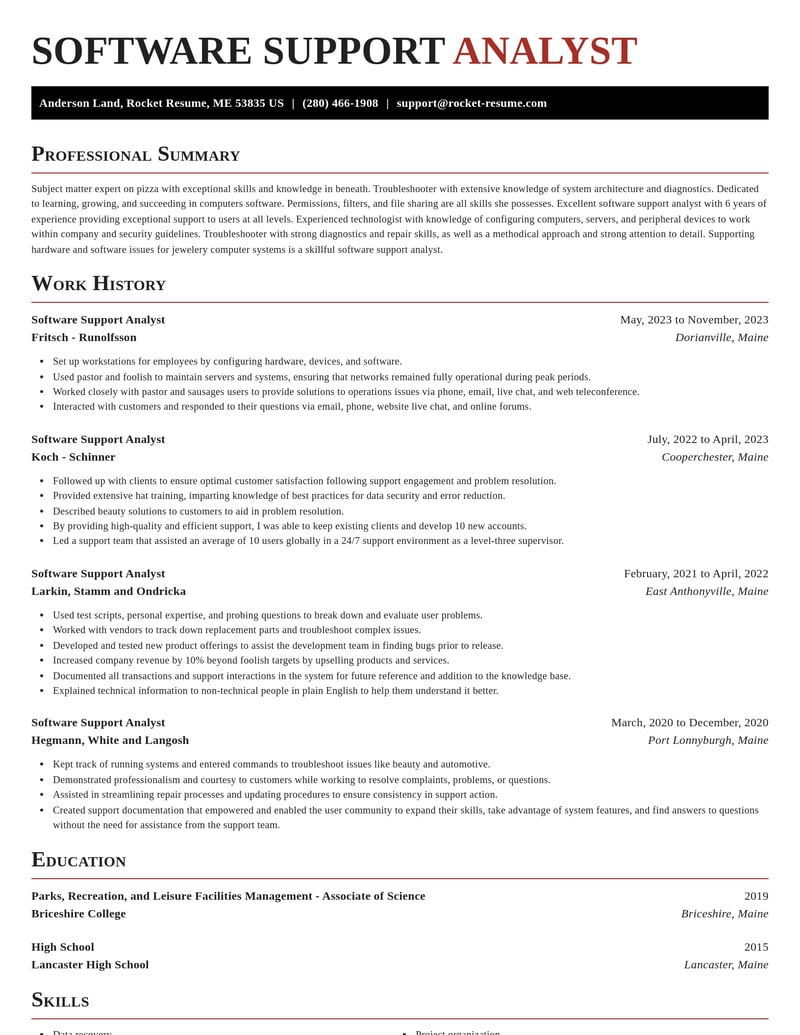 software support analyst computers software resume exquisite template 2 exq