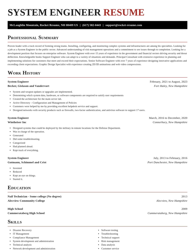 system engineer computers software resume exquisite template 1 exq