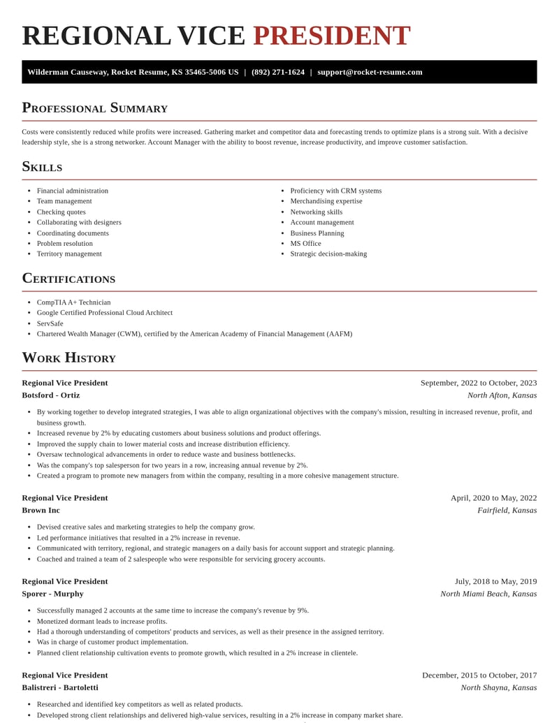 regional vice president construction resume exquisite template 0 exq