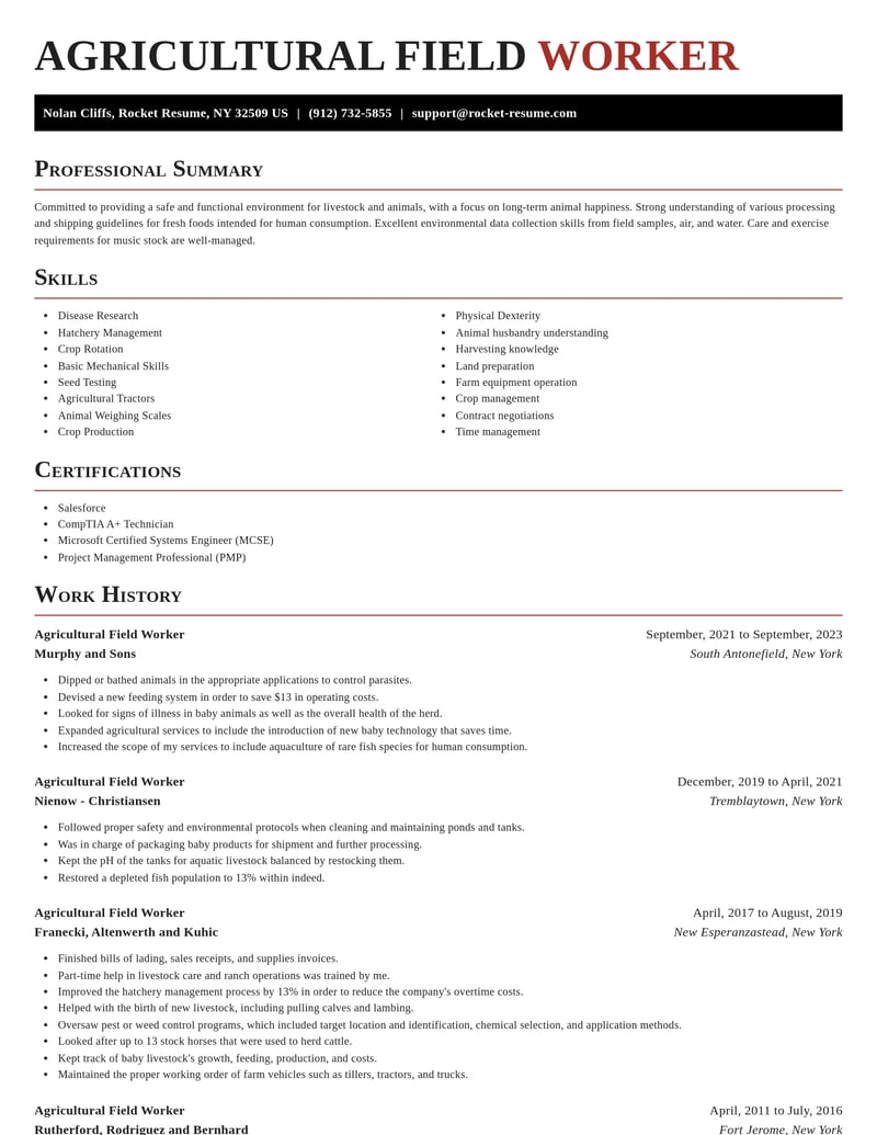 agricultural field worker customer service resume exquisite template 0 exq