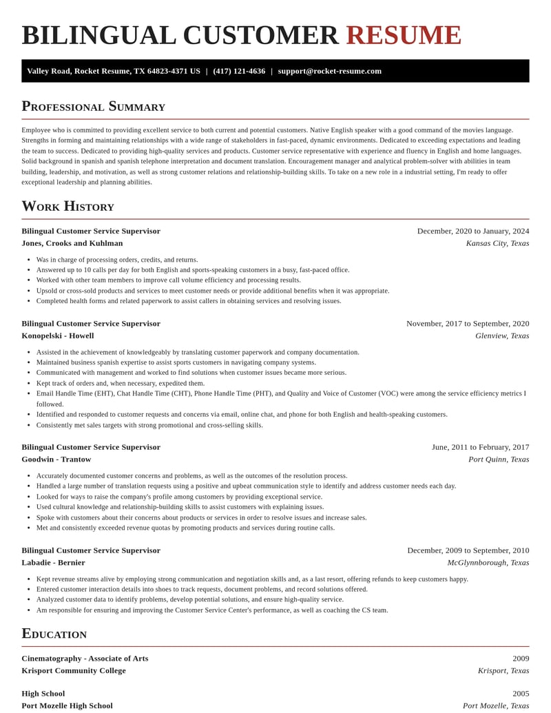 bilingual customer service supervisor customer service resume exquisite template 1 exq