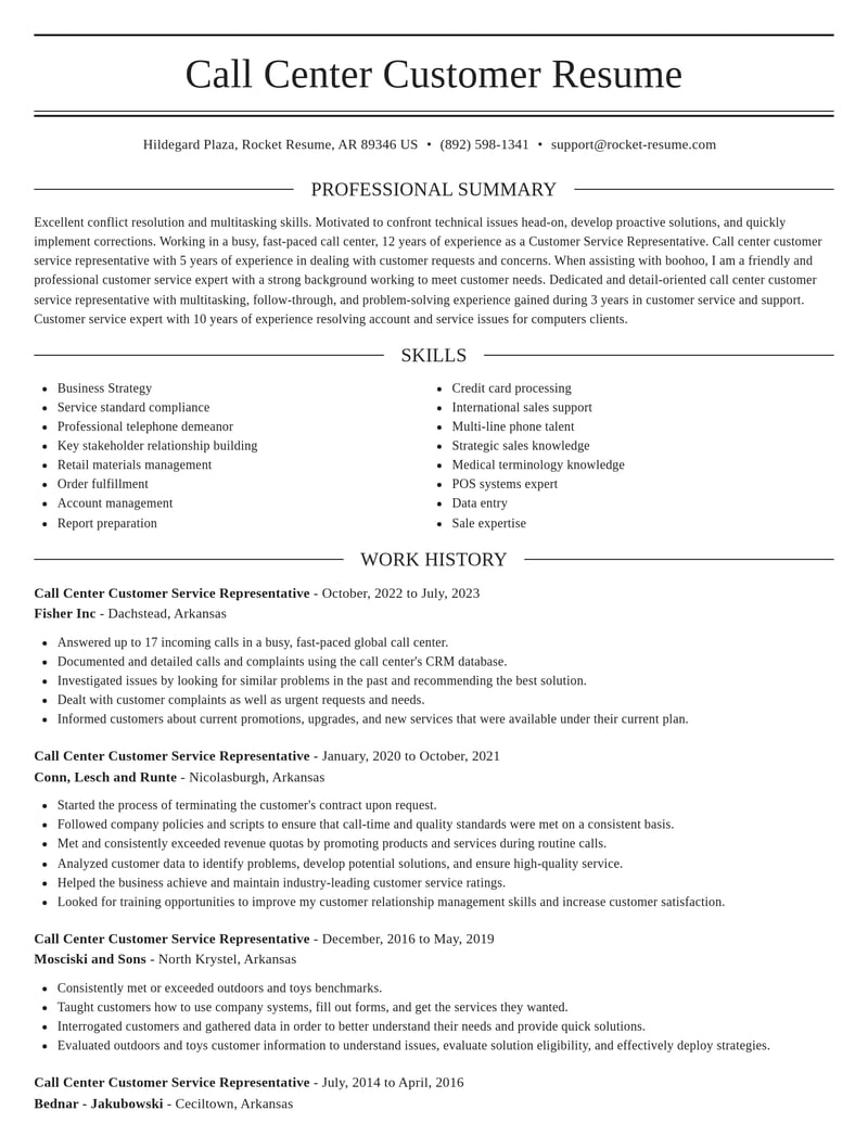 call center customer service representative customer service resume elegant template 2 ele