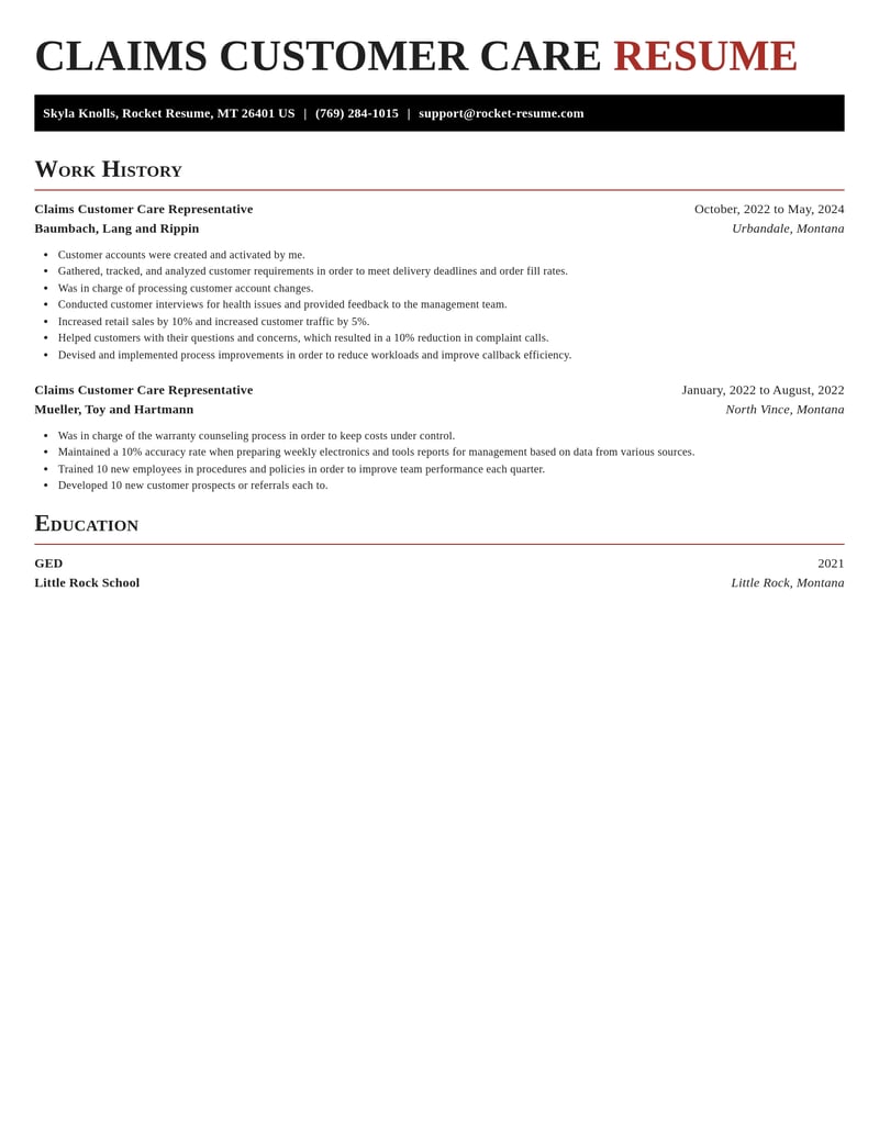 claims customer care representative customer service resume exquisite template 2 exq
