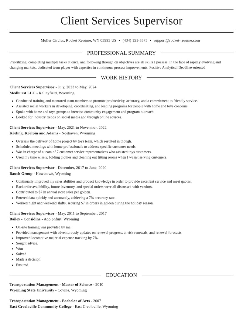 client services supervisor customer service resume elegant template 1 ele