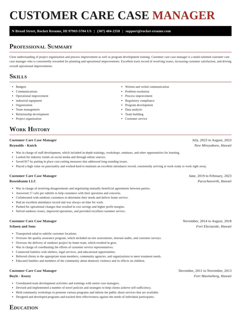 customer care case manager customer service resume exquisite template 1 exq
