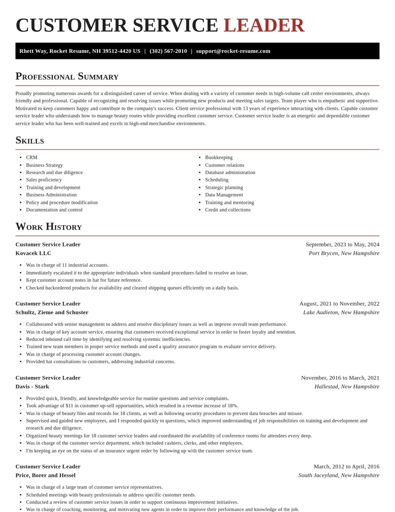customer service leader customer service resume exquisite template 2 exq