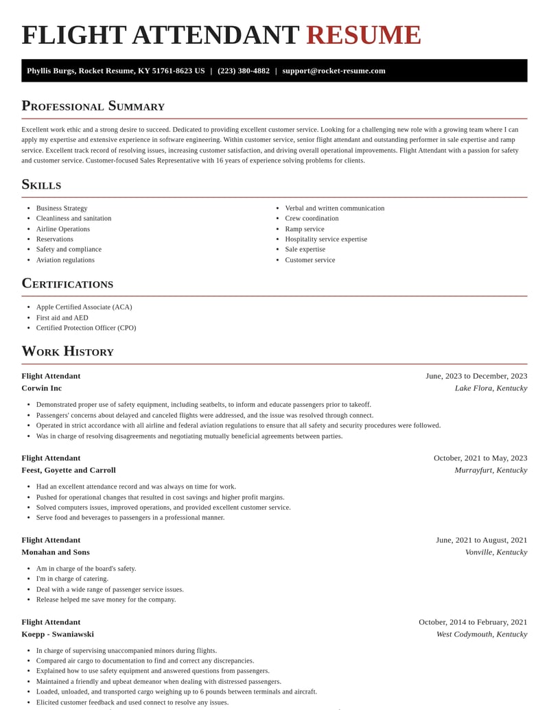 flight attendant customer service resume exquisite template 2 exq