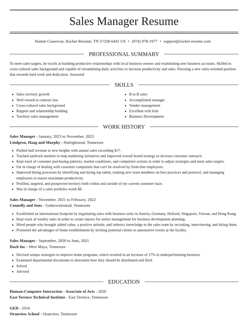 sales manager customer service resume elegant template 0 ele
