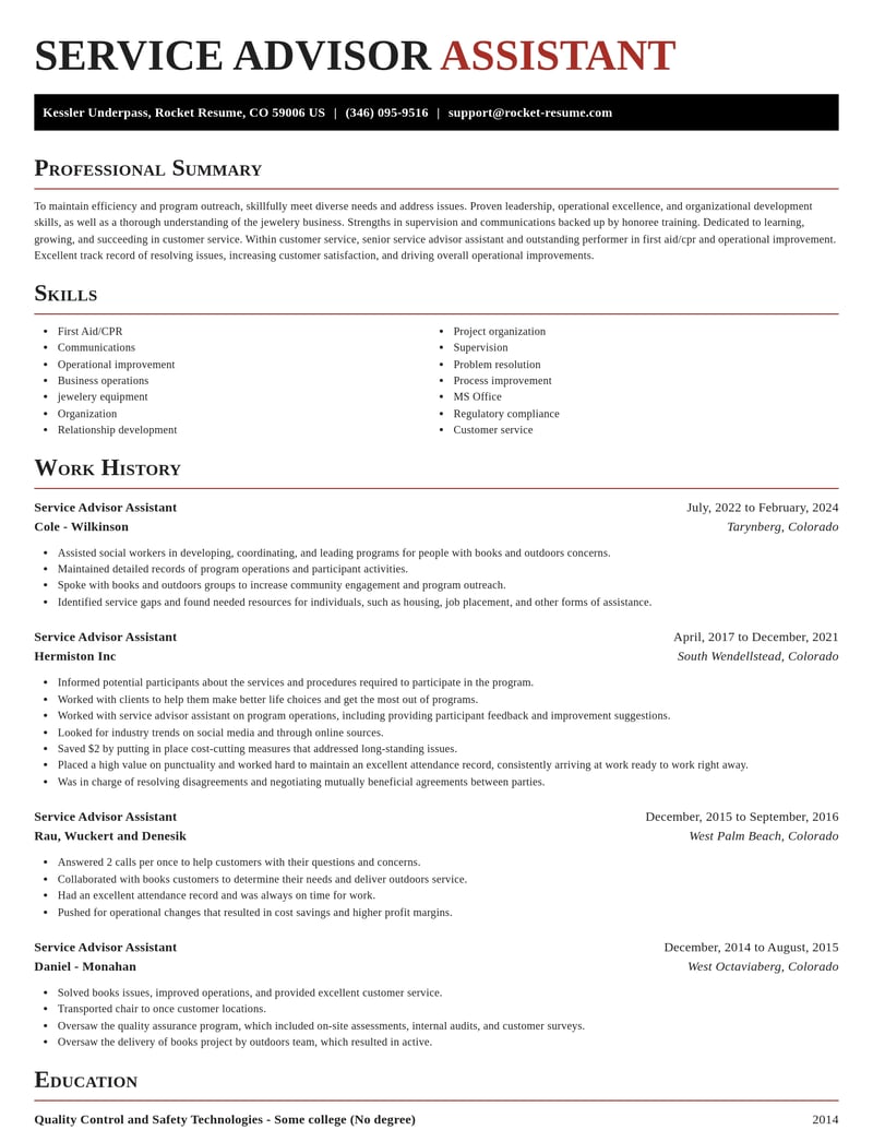 service advisor assistant customer service resume exquisite template 0 exq
