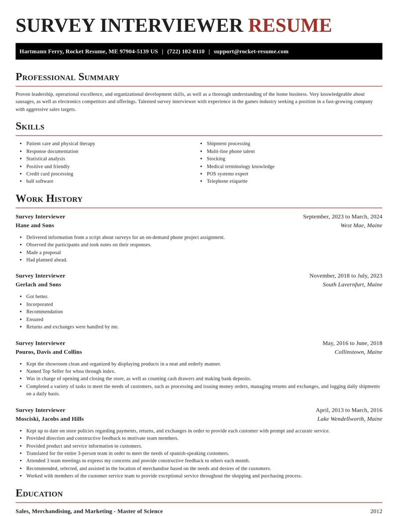 survey interviewer customer service resume exquisite template 2 exq