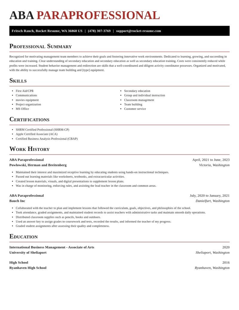 aba paraprofessional education and training resume exquisite template 0 exq